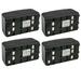 Kastar 4-Pack Ni-MH Battery 6V 4800mAh Compatible with Sony CCD-TR45WH CCD-TR490E CCD-TR5 CCD-TR50 CCD-TR501E CCD-TR502E CCD-TR503E CCD-TR505 CCD-TR505K CCD-TR506 CCD-TR506E CCD-TR507 CCD-TR50E