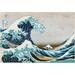 Hokusai: Great Wave. /N The Great Wave Off Kanagawa. Color Woodblock Print By Hokusai Katsushika C1830. Poster Print by (18 x 24)