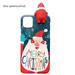 TureClos Christmas Mobile Phone Case Snowflake Santa Claus TPU Protective Cover Replacement for iPhone 11 Pro 5.8 Type 7