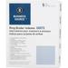 Business Source BSN20072 3-Ring 5-Tab Erasable Tab Indexes 5 / Set