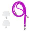 PWFE Phone Lanyard Universal Cell Phone Lanyard Crossbody Neck Strap Phone Charms with Tether Tab for Phones Full Coverage Case(Purple1)