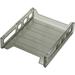 Officemate Stacking Front Load Letter Tray 10.5 x 12.5 x 2.875 Inches Smoke (21031)