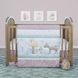 Sammy & Lou Enchanted Garden 4 Piece Crib Bedding Set Polyester in Gray | Wayfair 55563