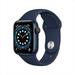 Used Apple Watch Series 6 40MM Blue - Aluminum Case - GPS + Cellular - Deep Navy Sport Band