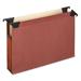 Premium Expanding Hanging File Pockets with Swing Hooks and Dividers 3 Dividers with 1/3-Cut Tabs Letter Size Brown 5/Box | Bundle of 10 Boxes