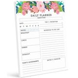 Inkdotpot Daily Planner Tear Off Pad To-Do List Notepad- 50 Undated Sheets- Day Schedule Planner- Work Planner- Day Organizer Notepad- Meal PrepProductivity Notepad With Sleeve-5.8 x 8.2inches