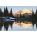 Design Pics Sunrise Over A Small Reflecting Pond Near Tipsoo Lake Mount Rainer National Park Near Seattle - Washington United States of America Poster Print - 19 x 12