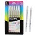 SAKURA 57906 6-Piece Gelly Roll Stardust Gel Pen Set Bold Clear