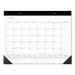 AT-A-GLANCE Contemporary Monthly Desk Pad 22 x 17 White Sheets Black Binding/Corners 12-Month (Jan to Dec): 2023 (SK24X00)