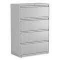 Alera Lateral File 4 Legal/Letter-Size File Drawers Light Gray 36 x 18.63 x 52.5