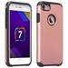 Apple iPhone 8 Case Cover Slim Hybrid Dual Layer Shock Resistant Case Cover for iPhone 8 - Rose Gold