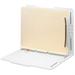 Smead Self-Adhesive Folder Dividers with Twin-Prong Fastener For Letter 8 1/2 x 11 Sheet - Manila - Manila - 25 / Pack