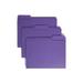 Smead File Folder 1/3-Cut Tab Letter Size Purple 100 per Box (13043)