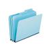 Pendaflex 9200T-1/3 Pressboard Expanding File Folders 1/3 Cut Top Tab Letter Blue 25/Box