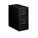 HON 2-Drawer Office Filing Cabinet - 310 Series Full-Suspension Letter File Cabinet 26.5 D Black (H312)