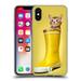 Head Case Designs Funny Animals Abyssinian Kitty In A Boot Soft Gel Case Compatible with Apple iPhone X / iPhone XS
