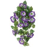 OakRidge Artificial Petunia Hanging Stem â€“ Purple 25â€� Long â€“ Faux Floral Home DÃ©cor for Indoor/Outdoor Use