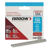 Arrow T50 1/4-inch Heavy Duty Staples 1000 Count