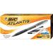 BIC Atlantis Original Retractable Ball Pen Black 12 Pack