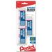 Pentel Hi-Polymer Block Eraser Large White Erasers 3-Pk