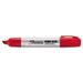 Sharpie SAN15002 King-Size Permanent Markers 12 / Dozen Red Ink Silver Barrel