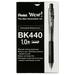 Pentel WOW! Retractable Ballpoint Pen 1mm Black Barrel/Ink Dozen