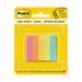 Post-itÂ® Page Markers Assorted Colors .5 in. x 1.875 in. 100 Sheets/Pad 5 Pads/Pack