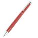 Unique Bargains Cell Phone Alloy Black Ink Round Tip Screen Stylus Ballpoint Pen Red