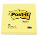 Post-it-Post-it Original Pads in Canary Yellow 3 x 3 100-Sheet 12/Pack (654YW)