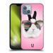 Head Case Designs Funny Animals Pretty Bunny In Sunglasses Hard Back Case Compatible with Apple iPhone 14