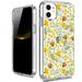 Creative Simple Yellow Flowers Compatible for iPhone iPhone 12/ 12 Pro Case for iPhone 7/8/SE(2020)/XS MAX/for iPhone 13 XS Max Case 8 plus Phone Case