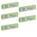 Kastar 5-Pack 7/5F6 1.2V Ni-MH Battery Replacement for Sony D-NE900 D-NE920 D-NE9 MZ-E25 MZ-E30 MZ-E33 MZ-E35 MZ-R909 MZ-N910 MZ-N1 WM-EX20 D-NE830 D-NE830LS Portable CD/MD/MP3 Player Gumstick Battery