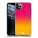 Head Case Designs Neon Rain Ombre Pink Orange Soft Gel Case Compatible with Apple iPhone 11 Pro Max