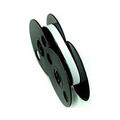 NEW UNIVERSAL TYPEWRITER RIBBON SPOOL BLACK NYLON CLOTH WITH WHITE CORRECTION TAPE; SUPERIOR REPLACEMENT FOR NU-KOTE BW277 PORELON BW277 SEARS 53770 SMITH CORONA SC-20BW-SCM. (GRC T4-NYBW)