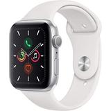 Pre-Owned Apple Watch Series 5 40MM Silver - Aluminum Case - GPS + Cellular - White Sport Band (Refurbished Grade B)