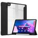 TECH CIRCLE Case for Lenovo Tab M10 Plus (10.6 ) Tablet (3rd Generation) 2022 Release - Clear Back Cover Trifold Stand Protective Smart Flip Classic Case with Auto Sleep Wake Function (Black)