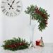 Nearly Natural 34 Hangin Pine and Berries Artificial Plant (Set of 3) Green