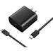 Super Fast Charger Type C 45W USB-C Super Fast Charging Wall Charger Set For Nokia 2760 Flip - Super Fast Wall Charger with USB C Charging Cable - Black