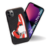QuAngy Assureify Case for Apple iPhone XR - 3D Sneaker Shoe-Kicks Design TPU Black-Red Fashion Case - Rugged Bumper Shockproof 360 Protection with Luminous Camera Lenses + Screen Protector