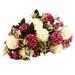 1 Bouquet Artificial Flower Vivid Pearl Ball Chrysanthemum Exquisite Fake Flower Bouquet Floral Decor for Home Multi-color