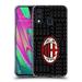 Head Case Designs Officially Licensed AC Milan Crest Patterns Red And Grey Soft Gel Case Compatible With Samsung Samsung Galaxy A40 (2019)