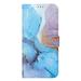 Samsung S20 FEï¼ˆ5Gï¼‰/S20 Lite Caseï¼ŒExquisite Marble Pattern Flip Leather Wallet Protective Shockproof Rugged Protection Case Soft Phone Cover Designed Funda Blue