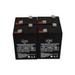 SPS Brand 6V 4.5 Ah Emergency Lights Replacement Battery (SG0645T1) for Exide M126 (4 Pack)