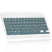 Ultra-Slim Bluetooth rechargeable Keyboard for Lenovo Legion Pro and all Bluetooth Enabled iPads iPhones Android Tablets Smartphones Windows pc -Pine Green