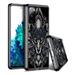 Capsule Case Compatible with Galaxy S20 FE [Cute Slim Heavy Duty Men Women Girly Design Protective Black Phone Case Cover ] for Samsung Galaxy S20 Fan Edition 5G & 4G (Wolf)