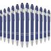 12 Pieces Ballpoint Pen with Stylus Tip 1.0 mm Black Ink Metal Pen Stylus Pen for Touch Screens Ballpoint Pen-Dark Blue