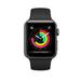 Restored Apple Watch Series 3 GPS Only 38mm Space Gray Aluminum Case with Black Sport Band (Refurbished)