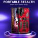 Heavy Duty Phone Case Phone Shell with Kickstand & Magnetic Mount Red