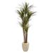 Nearly Natural 68 in. Giant Yucca Artificial Tree in Planter