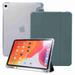 Dteck Magnetic Case for iPad Air 10.9 5th 2022 Released & iPad Air 4th 2020 (10.9 Inch) Ultra Slim Smart Auto Sleep/Wake Cover Tri-fold Stand With Pencil Holder Clear Back Cover Darkgreen